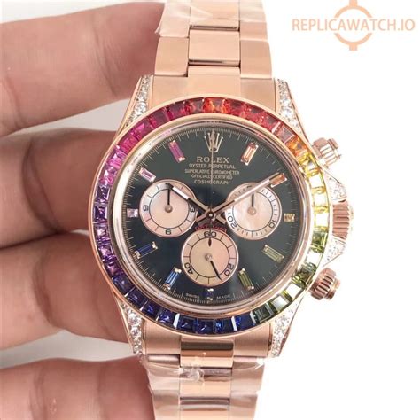 replica rolex cosmograph daytona rainbow watch|rolex rainbow 116595rbow price.